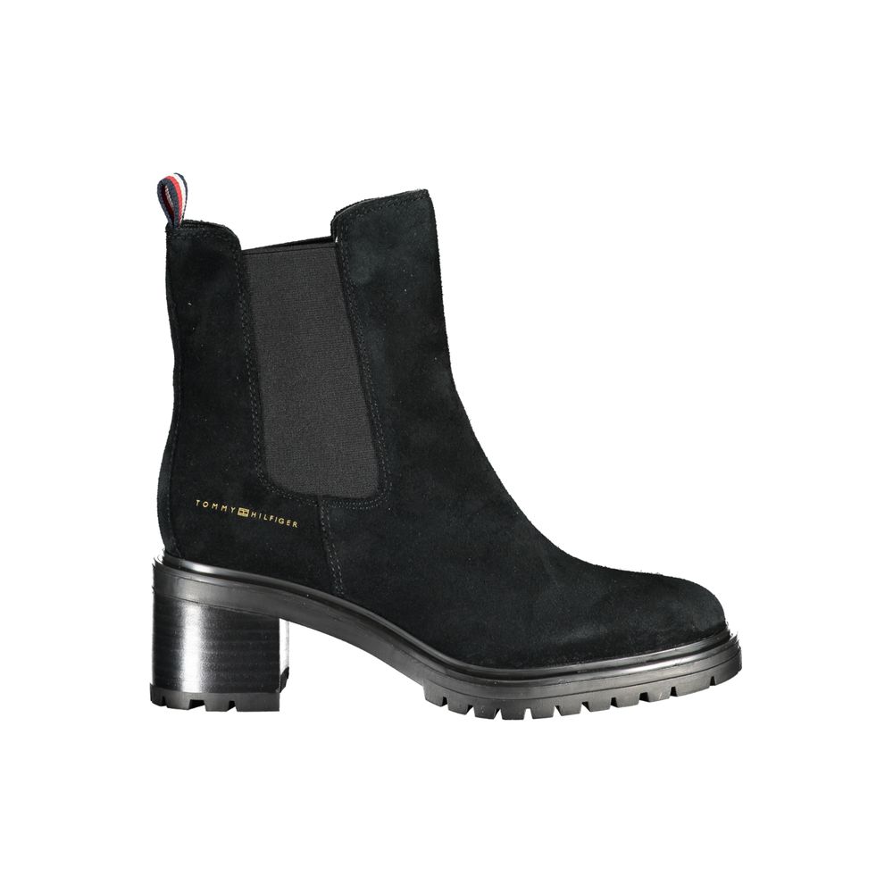 Tommy Hilfiger – Schwarze Lederstiefel für Damen