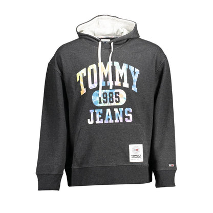 Tommy Hilfiger – Schwarzer Baumwollpullover für Herren