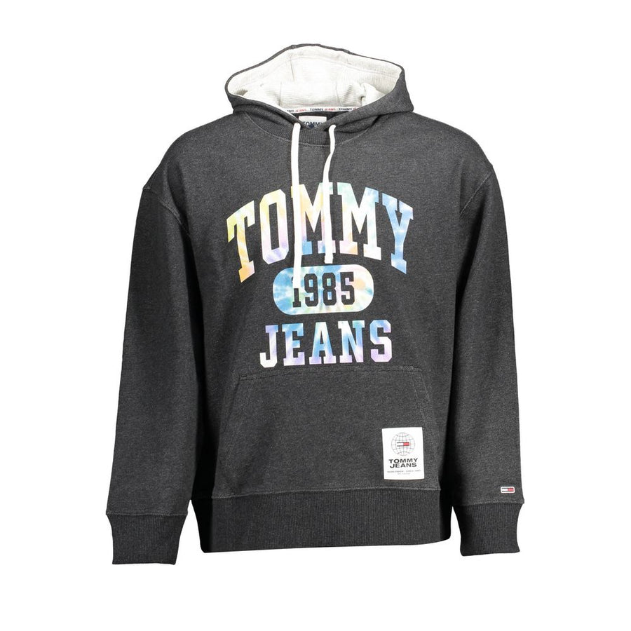Tommy Hilfiger – Schwarzer Baumwollpullover für Herren