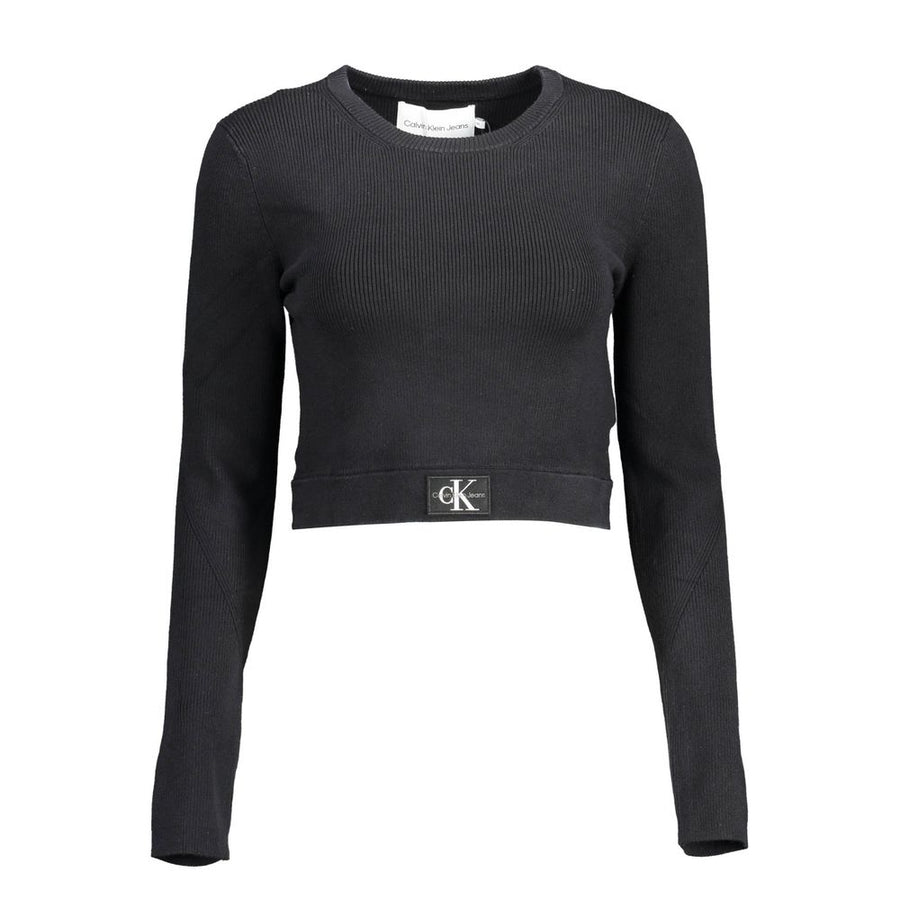 Calvin Klein – Schwarzer Lyocell-Pullover für Damen