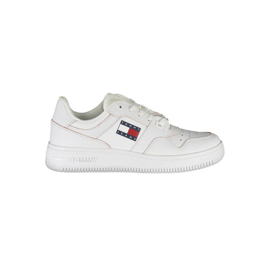 Tommy Hilfiger – Weiße Leder-Sneaker für Damen