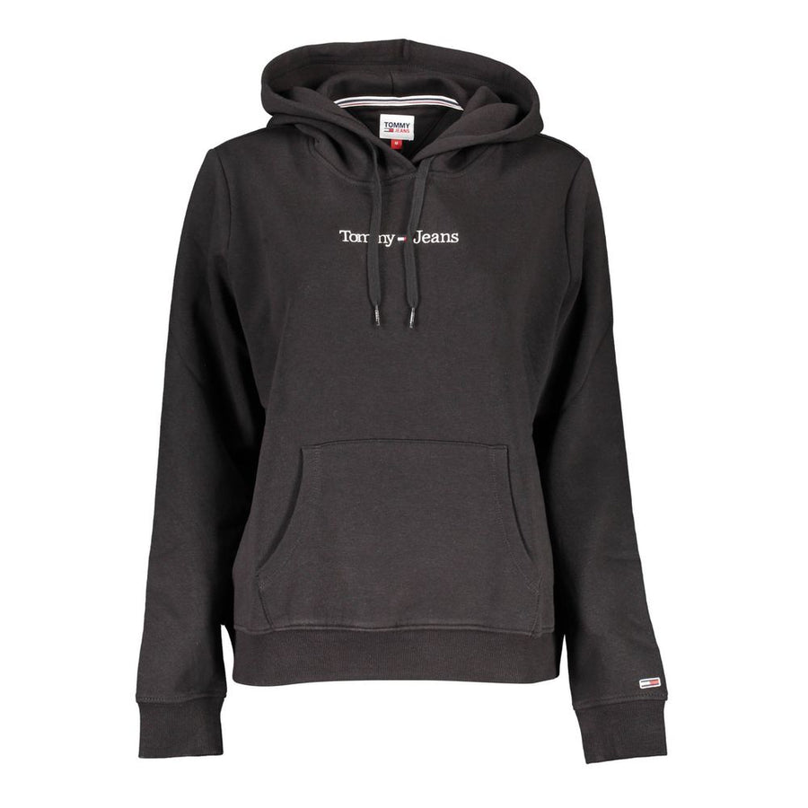 Tommy Hilfiger – Schwarzer Baumwollpullover für Damen