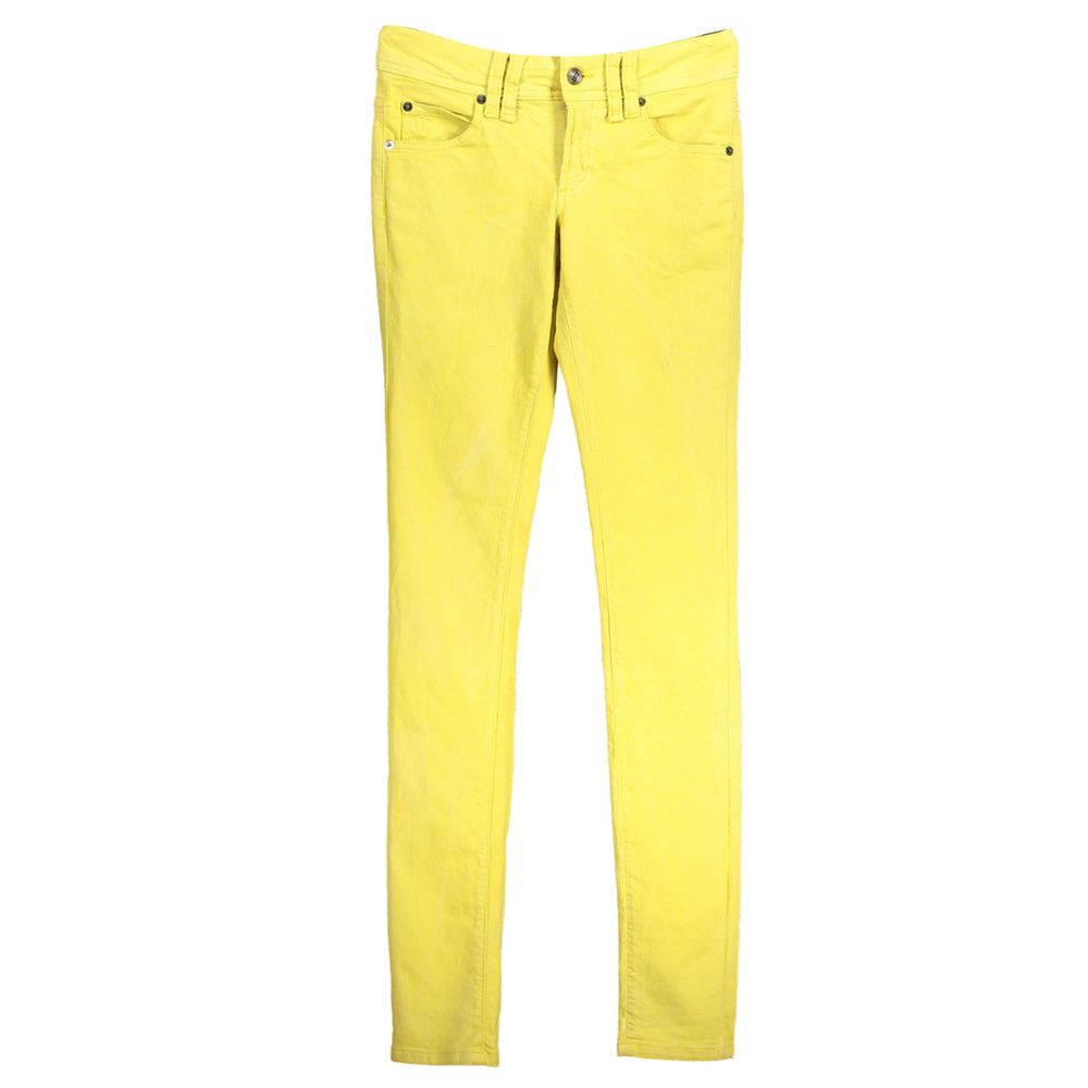 John Galliano Gelbe Baumwolljeans für Damen