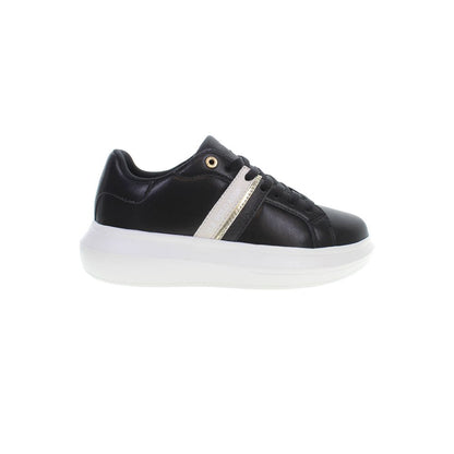 US POLO ASSN. Schwarze Polyester-Damen-Sneaker