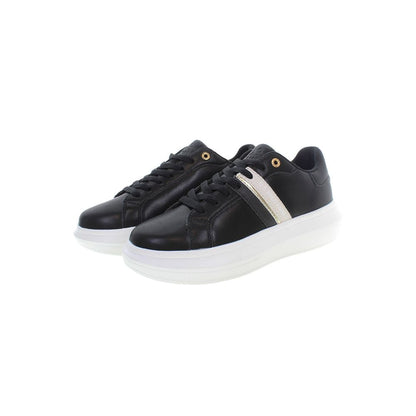 US POLO ASSN. Schwarze Polyester-Damen-Sneaker