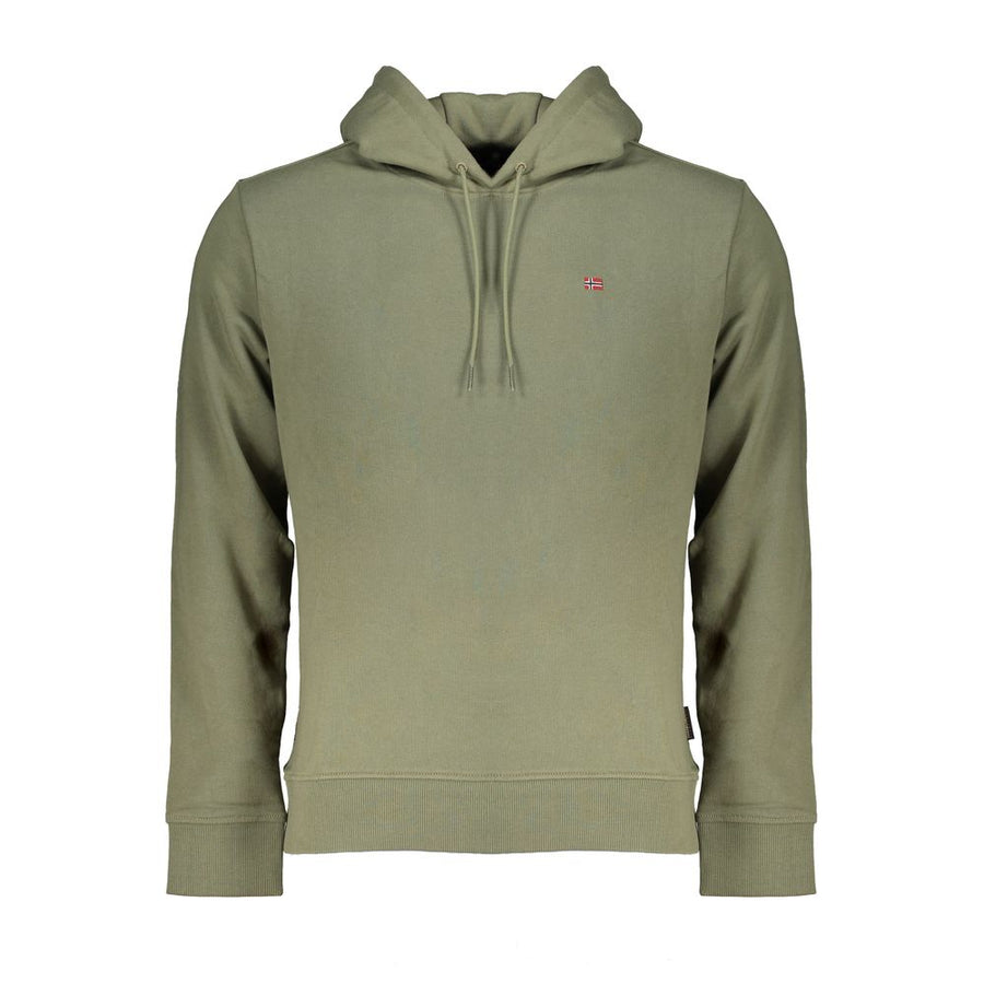 Napapijri Green Cotton Men Sweater