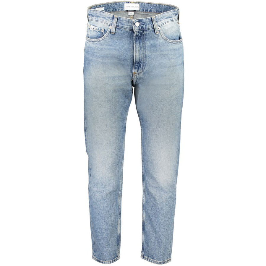 Calvin Klein Blue Cotton Men Jeans