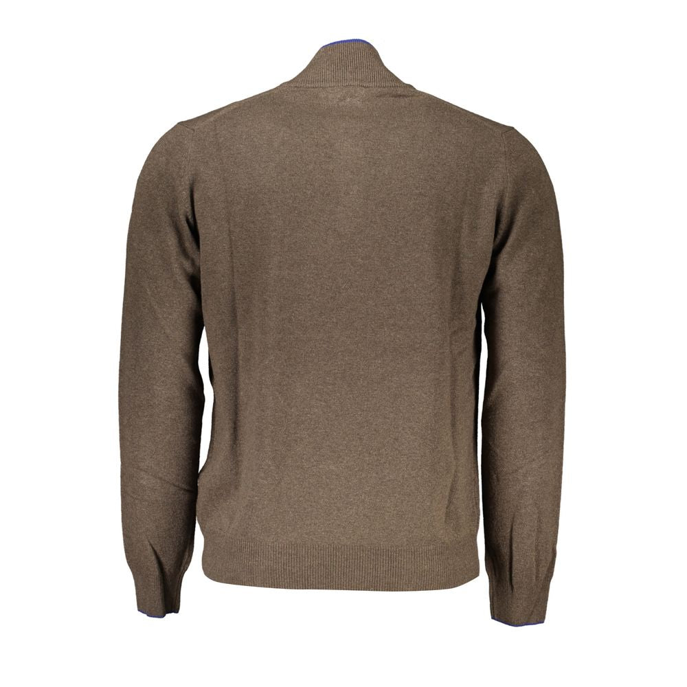 Harmont &amp; Blaine Pullover mit halbem Reißverschluss und Kontrastdetails