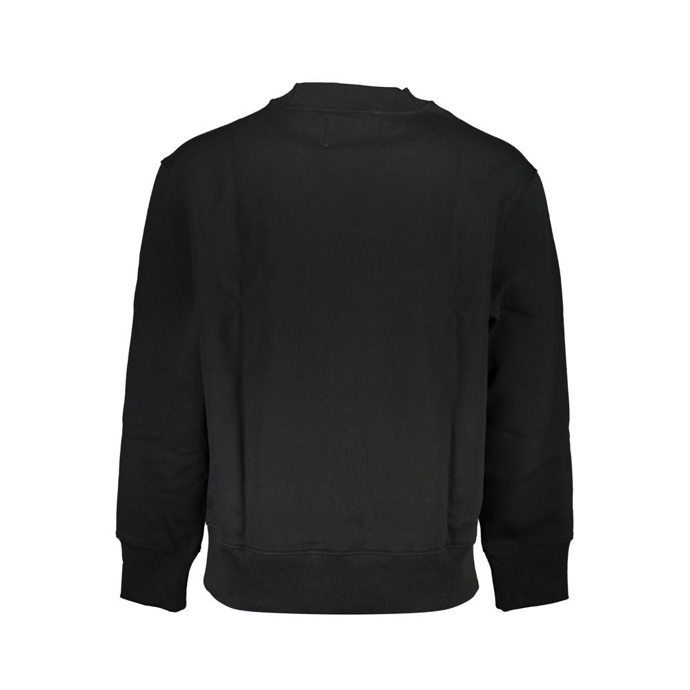 Calvin Klein Herrenpullover aus schwarzer Baumwolle