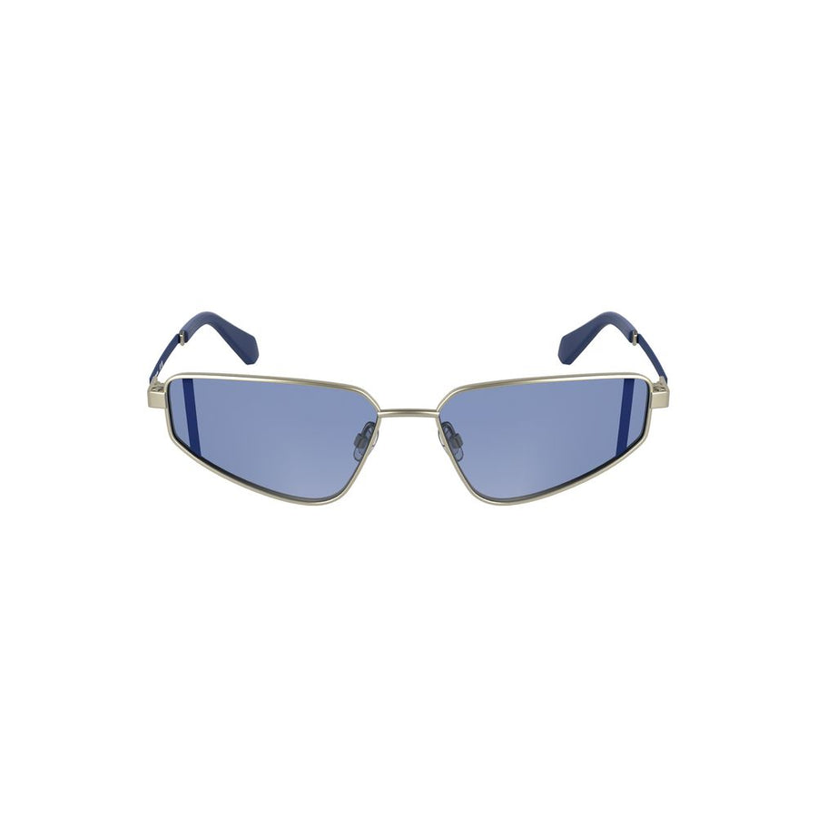 Calvin Klein Gray Metal Women Sunglass
