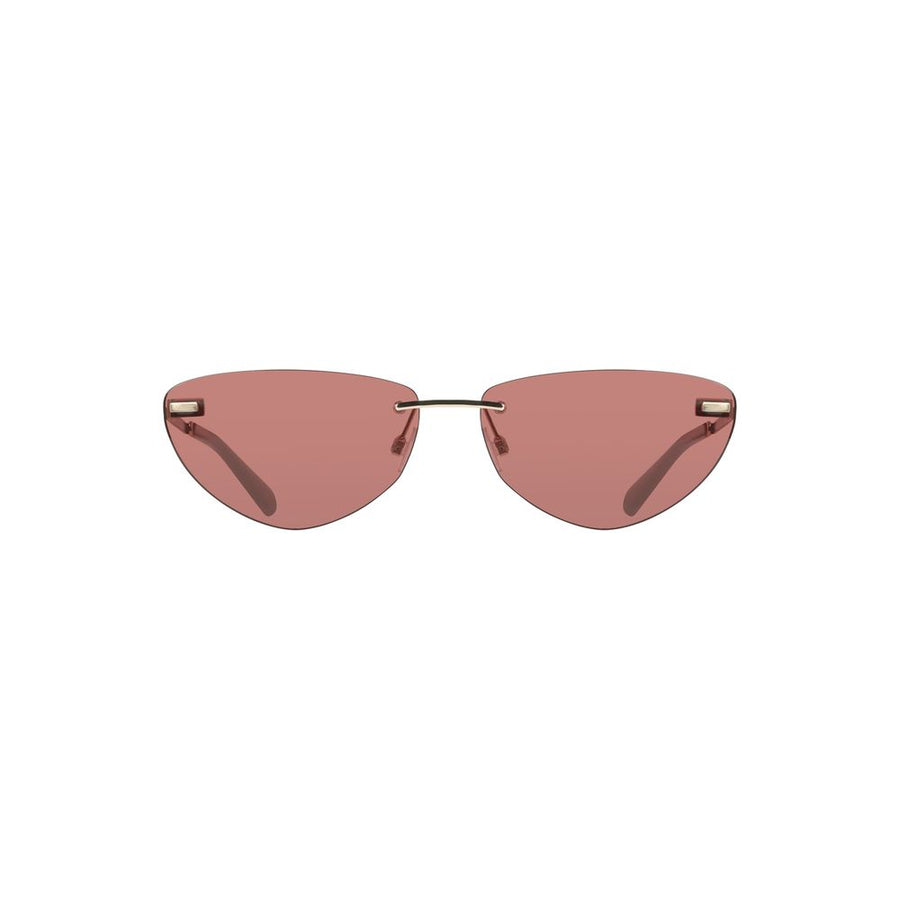 Calvin Klein Pink Metal Women Sunglass