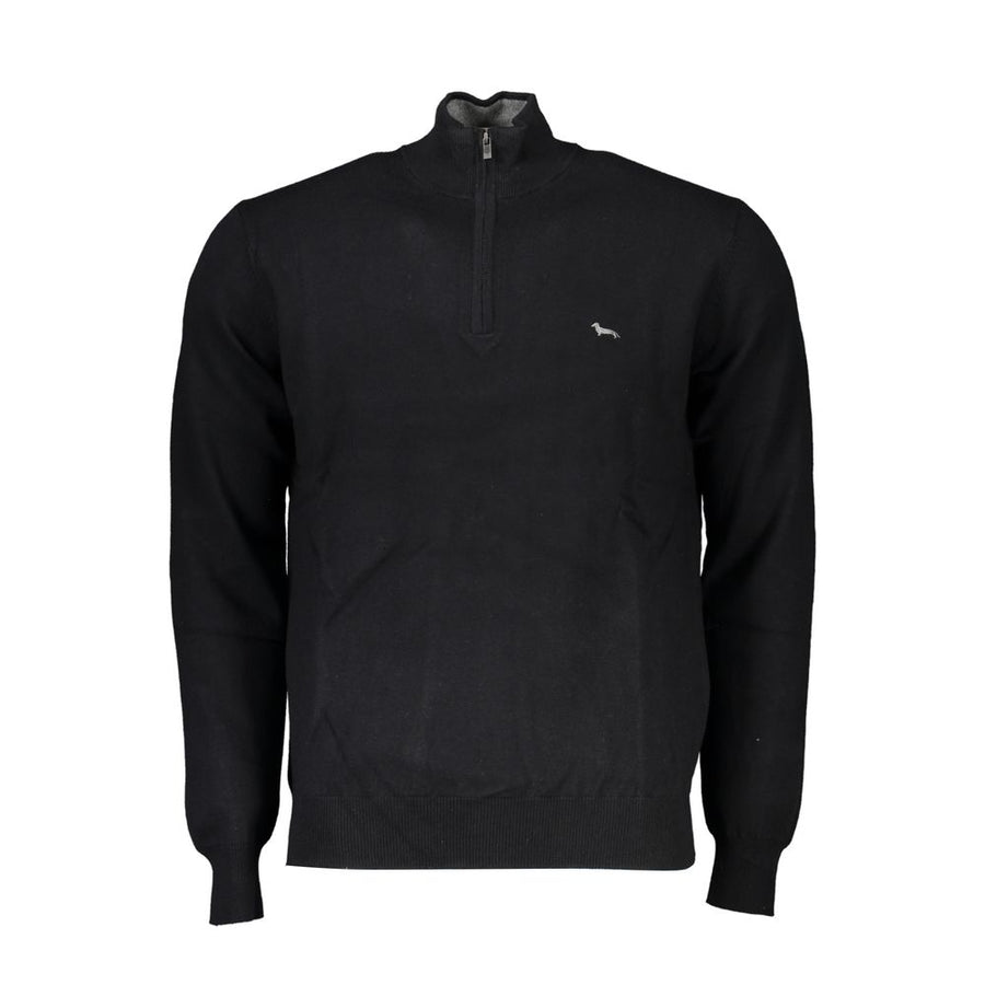 Harmont & Blaine Eleganter Pullover mit halbem Reißverschluss und gesticktem Detail
