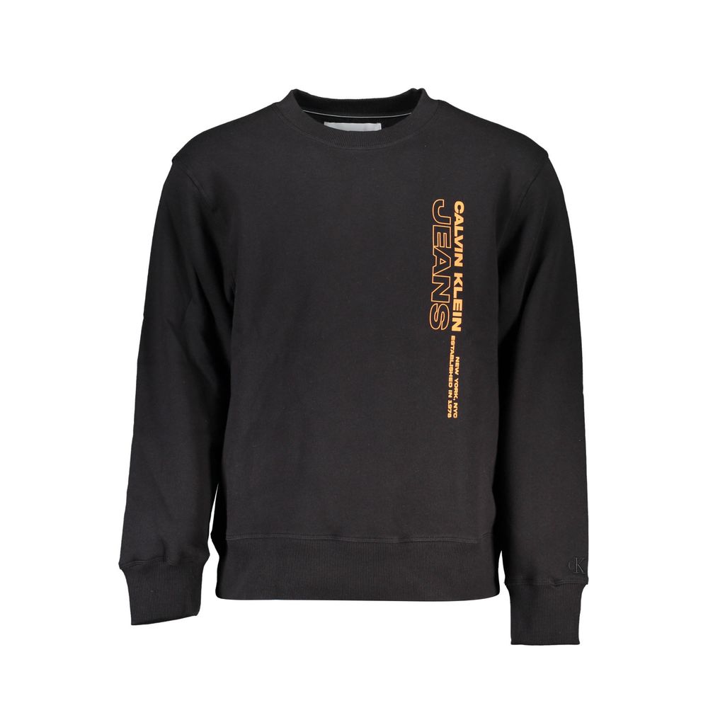 Calvin Klein Herrenpullover aus schwarzer Baumwolle