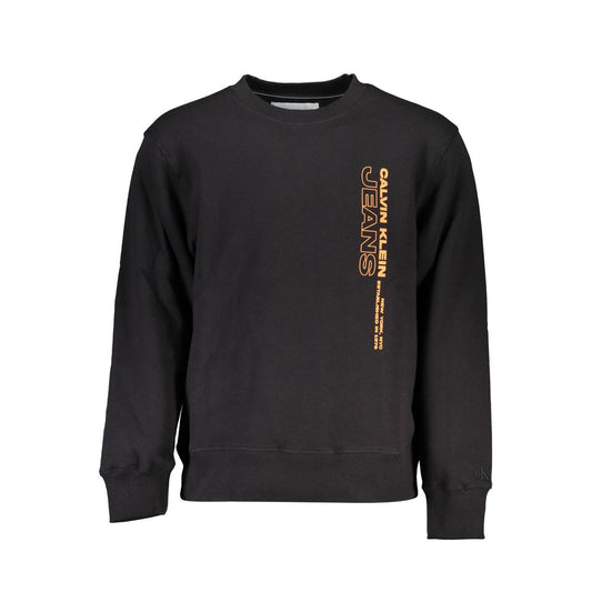 Calvin Klein Herrenpullover aus schwarzer Baumwolle