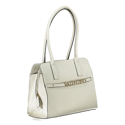 Mario Valentino – Weiße Polyethylen-Handtasche