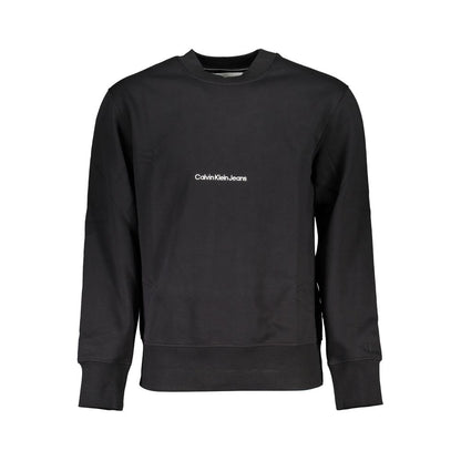 Calvin Klein Herrenpullover aus schwarzer Baumwolle