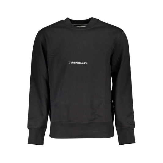 Calvin Klein Herrenpullover aus schwarzer Baumwolle