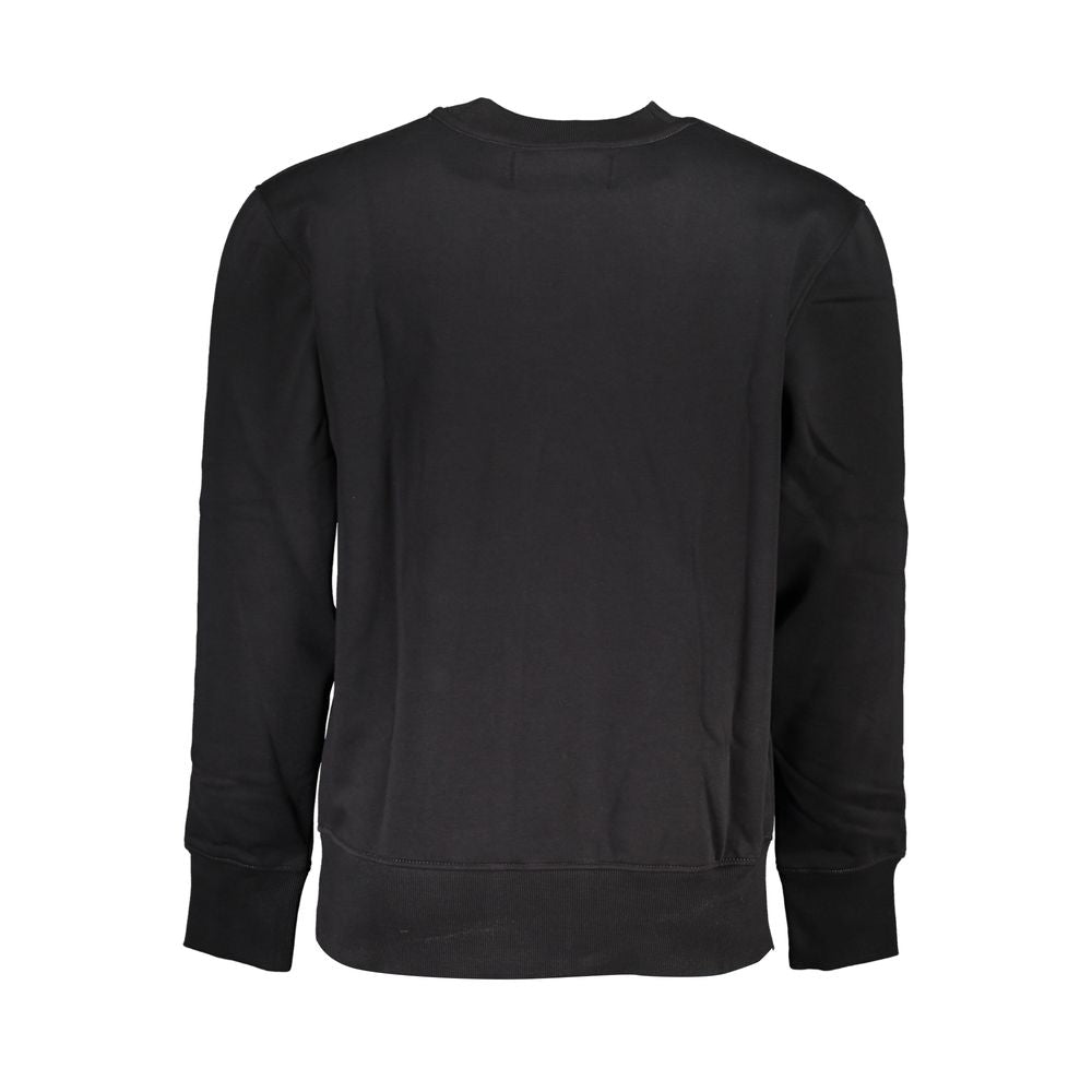 Calvin Klein Herrenpullover aus schwarzer Baumwolle