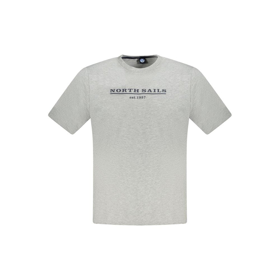 North Sails Brown Cotton Men T-Shirt