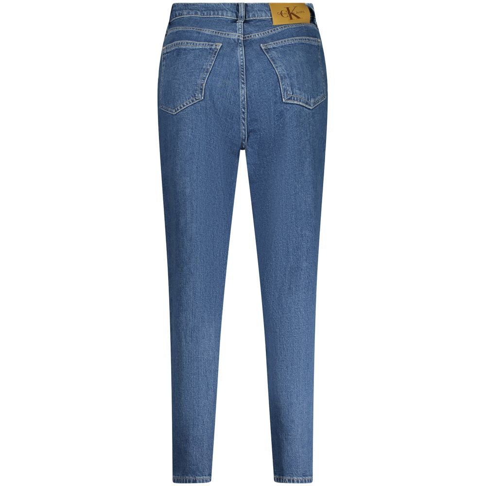 Calvin Klein Blaue Baumwolljeans für Damen
