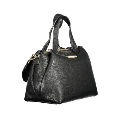 Mario Valentino Black Polyethylene Women Handbag