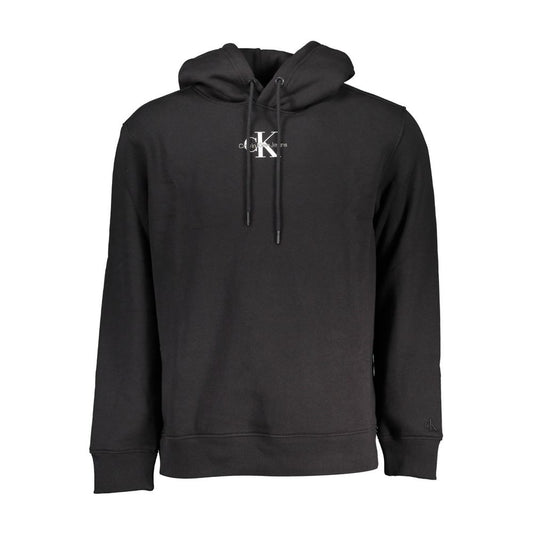 Calvin Klein Herren-Sweatshirt aus schwarzer Baumwolle