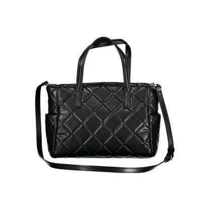 Mario Valentino Black Polyethylene Women Handbag