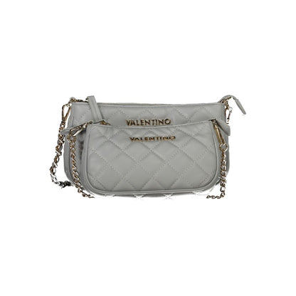 Mario Valentino Gray Polyethylene Women Handbag