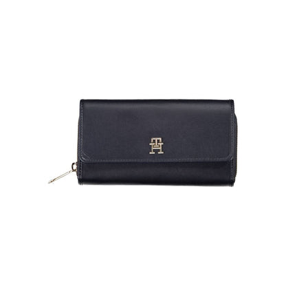 Tommy Hilfiger – Blaue Polyethylen-Geldbörse für Damen