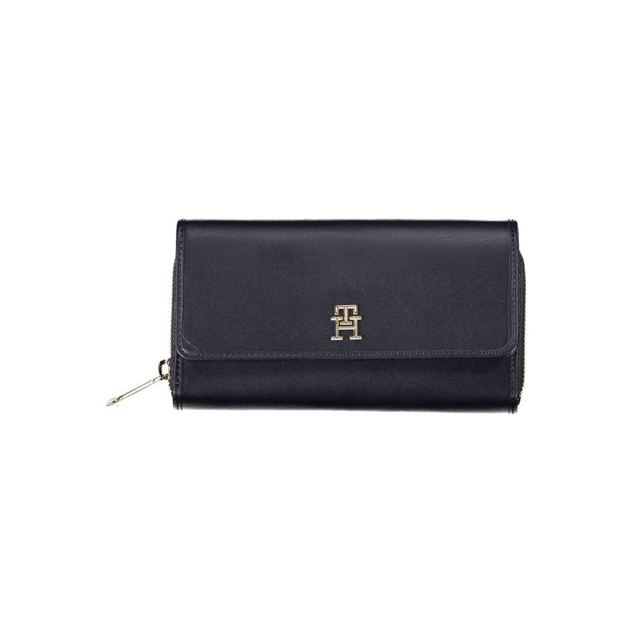 Tommy Hilfiger – Blaue Polyethylen-Geldbörse für Damen