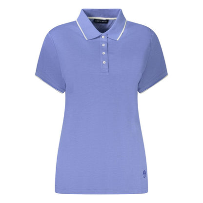 North Sails Blue Cotton Women Polo Shirt