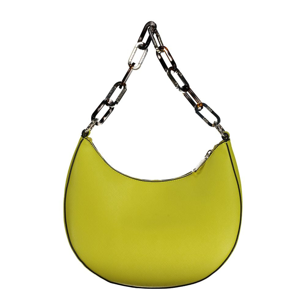 Mario Valentino Yellow Polyethylene Women Handbag