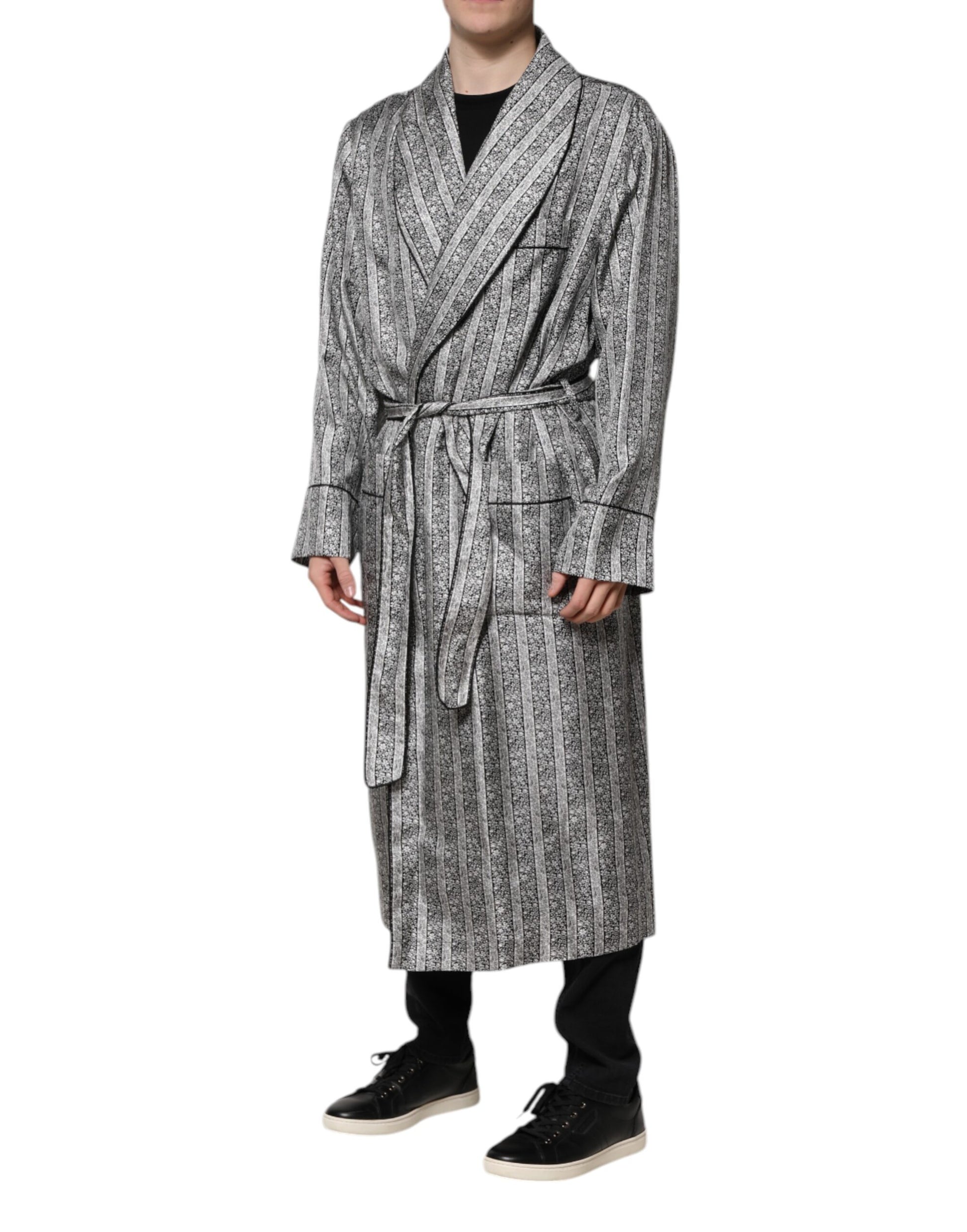 Dolce &amp; Gabbana – Mehrfarbige Wickeljacke mit Blumenmuster