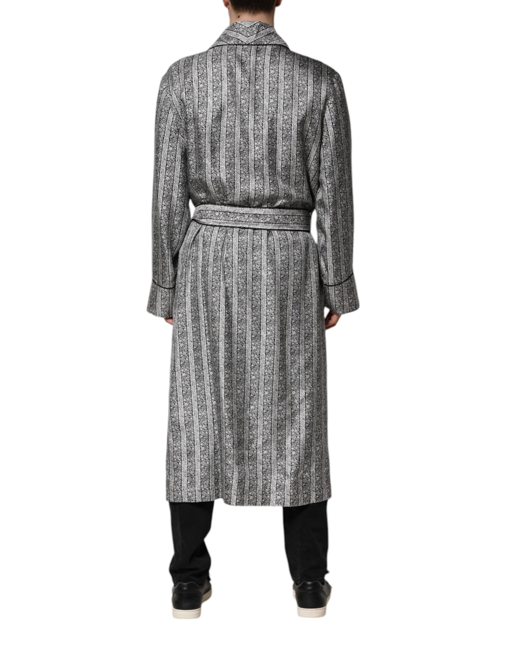 Dolce &amp; Gabbana – Mehrfarbige Wickeljacke mit Blumenmuster