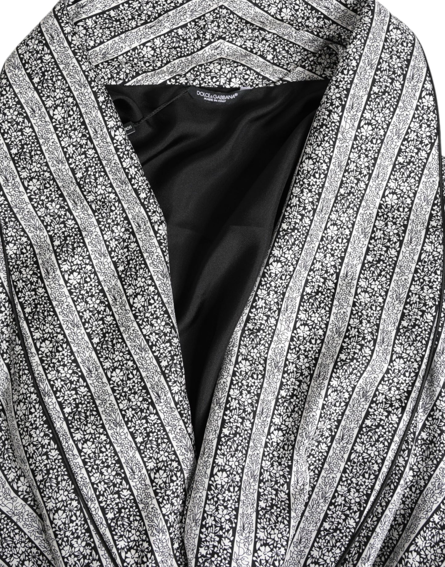 Dolce &amp; Gabbana – Mehrfarbige Wickeljacke mit Blumenmuster