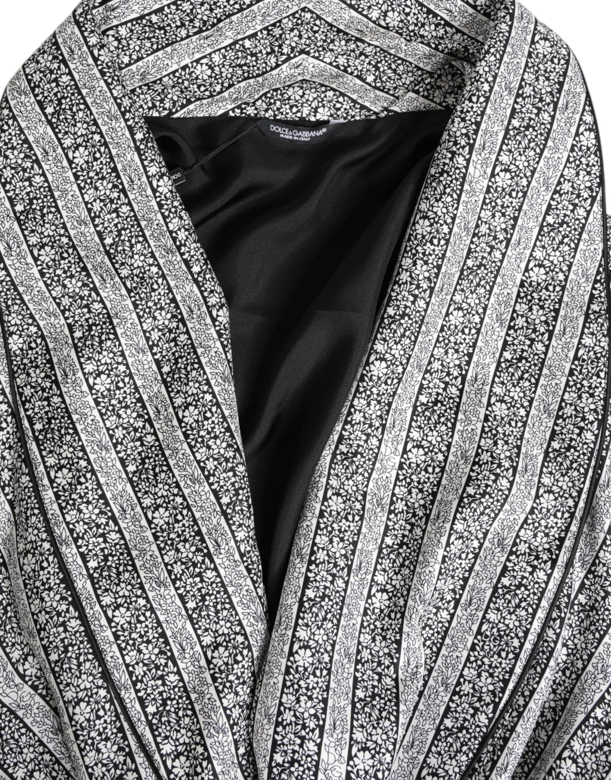 Dolce &amp; Gabbana – Mehrfarbige Wickeljacke mit Blumenmuster