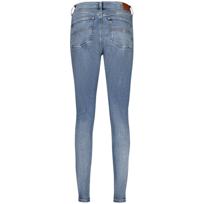Tommy Hilfiger Blue Cotton Women Jeans