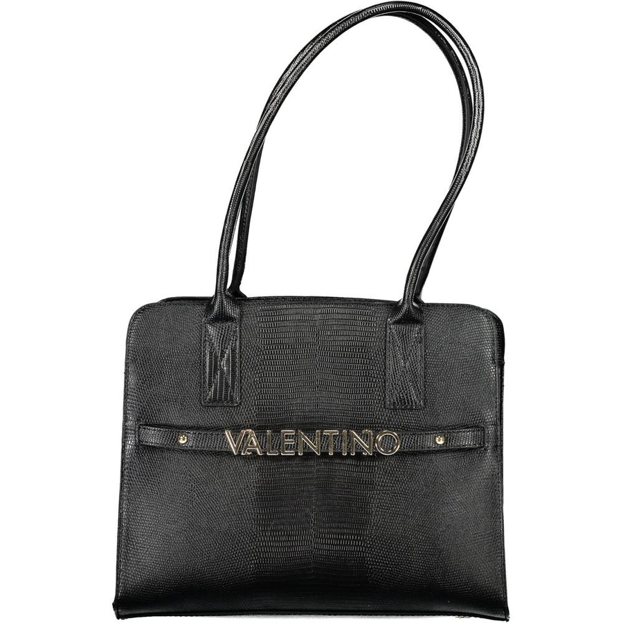 Mario Valentino Schwarze Polyethylen-Handtasche