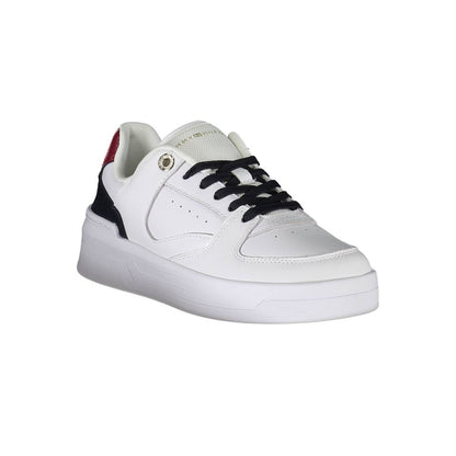 Tommy Hilfiger – Weiße Leder-Sneaker für Damen