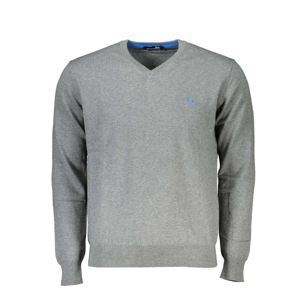 Harmont &amp; Blaine Brauner Herrenpullover aus Baumwolle