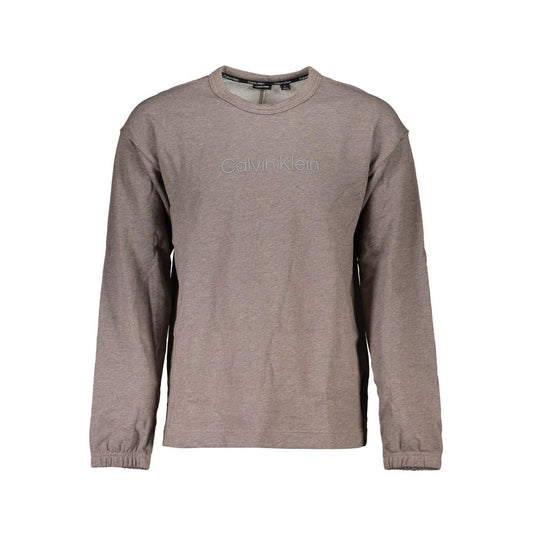 Calvin Klein Brauner Baumwollpullover für Herren