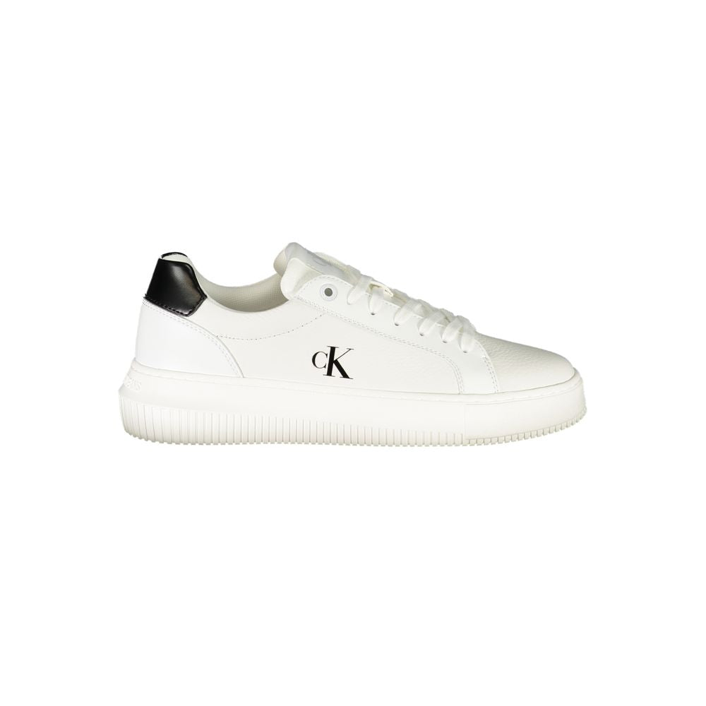 Calvin Klein White Leather Women Sneaker