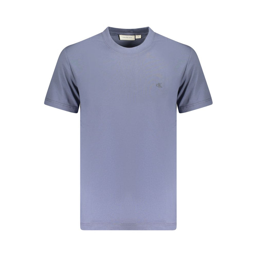 Calvin Klein Blue Cotton Men T-Shirt