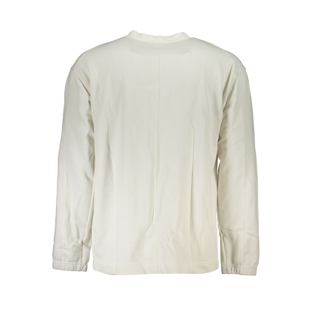 Calvin Klein Weißer Baumwollpullover für Herren