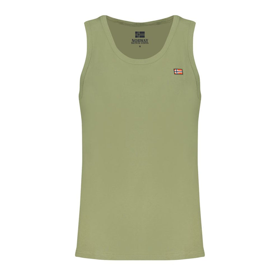 Norway 1963 Green Cotton Men Shirt