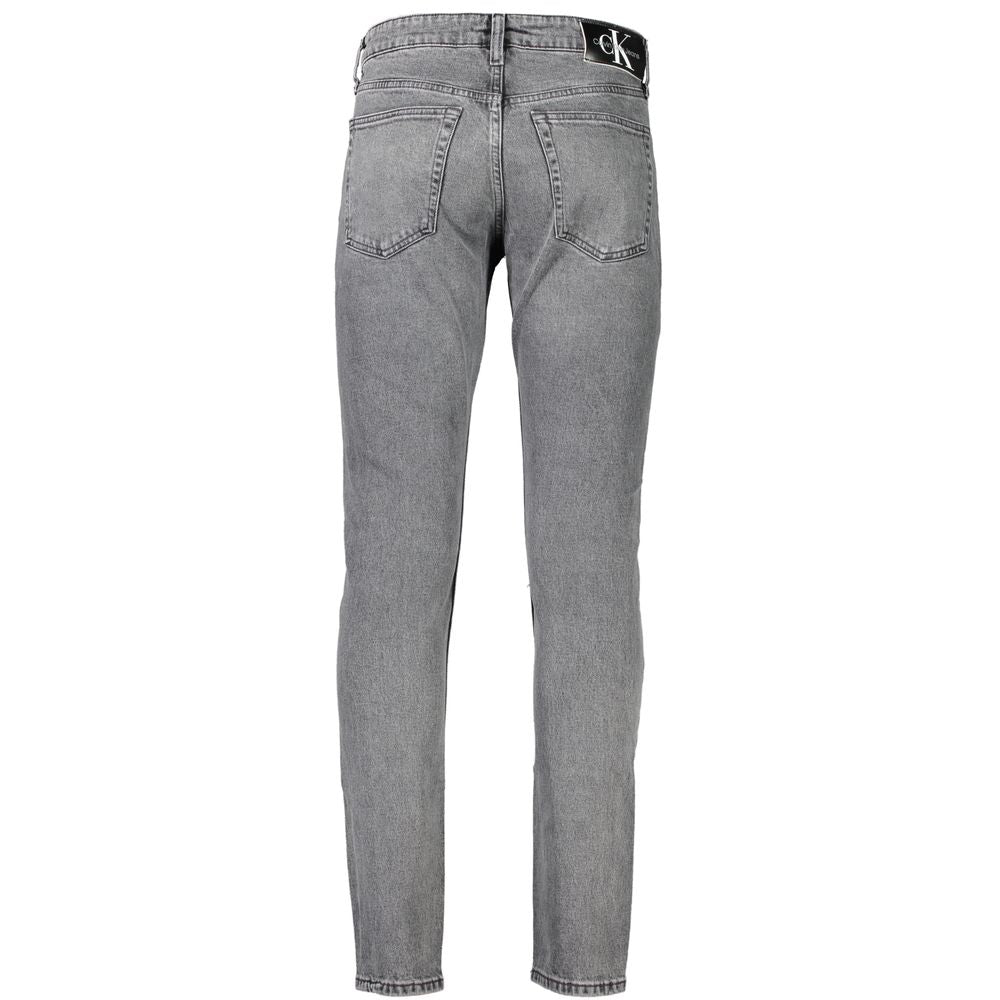 Calvin Klein Grigio Cotton Male Jean