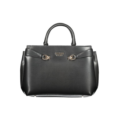 Guess Jeans Schwarze Polyethylen-Damenhandtasche