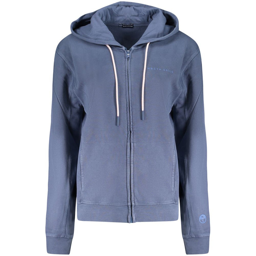 North Sails Blue Cotton Women Sweater