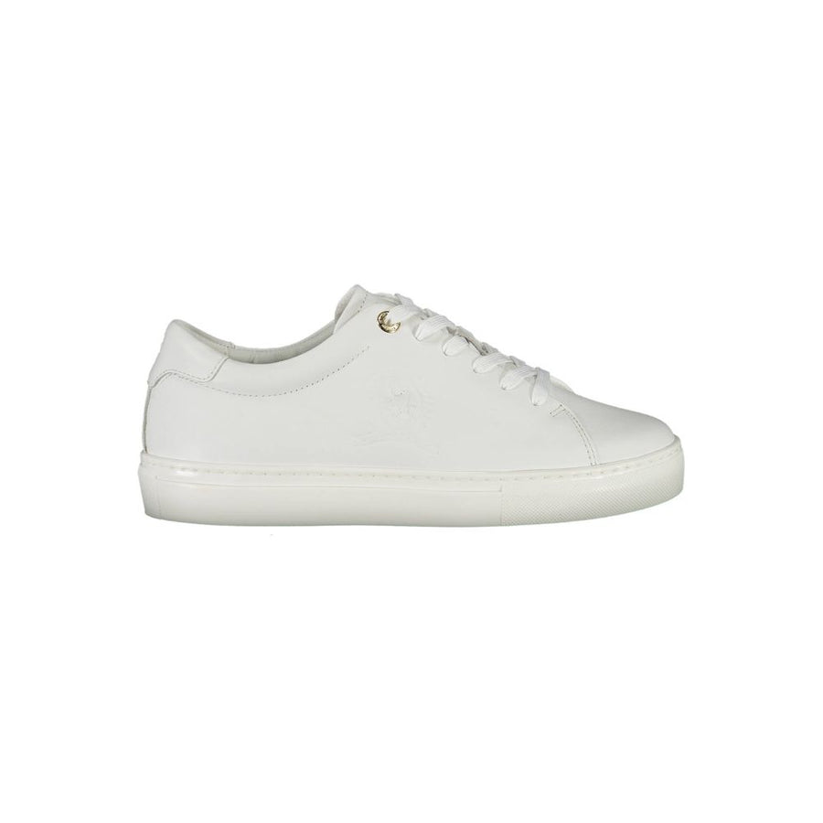 Tommy Hilfiger – Weiße Leder-Sneaker für Damen