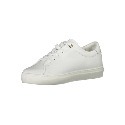 Tommy Hilfiger – Weiße Leder-Sneaker für Damen